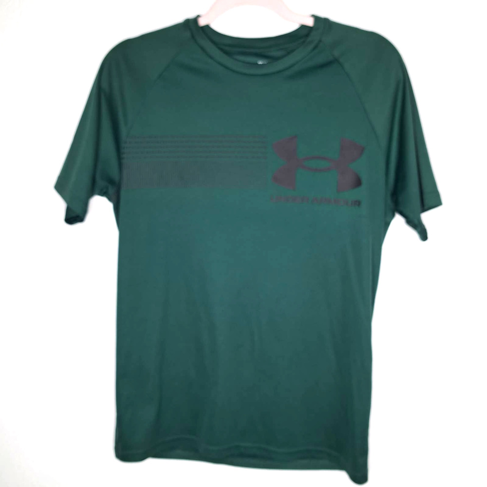 Under Armour Heatgear Loose Fit Emerald Green Shirt Size Small